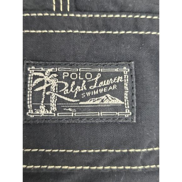 POLO RALPH LAUREN BLACK SWIM TRUNKS - SIZE L - CLASSIC & STYLISH! - Picture 4 of 11